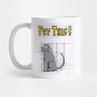 Pet This! Dee Schematic Mug